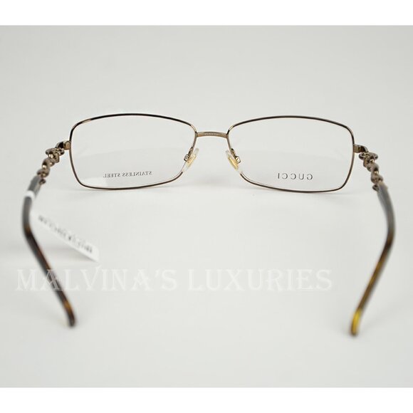 GUCCI EYEGLASSES GG 4251 TUV OPTICAL LENS MARINA CHAIN LOGO SIGNATURE - Picture 5 of 6